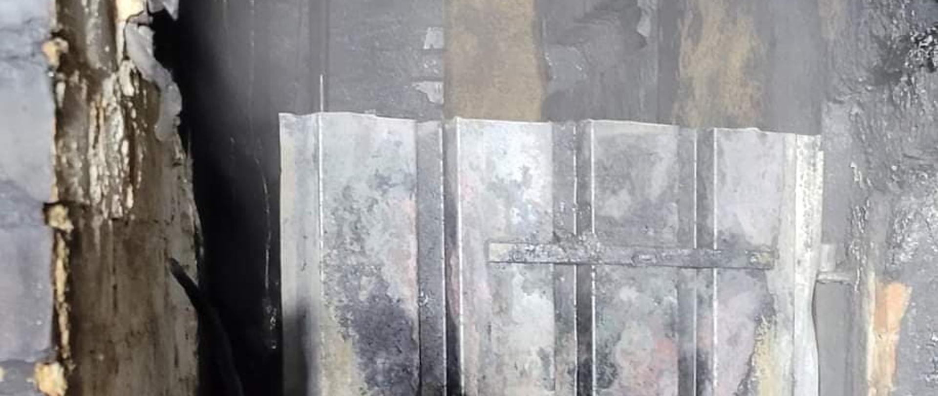 Pożar pomieszczenia wędzarni usytuowanej w budynku wielorodzinnym przy ul. Piłsudskiego w Obornikach.