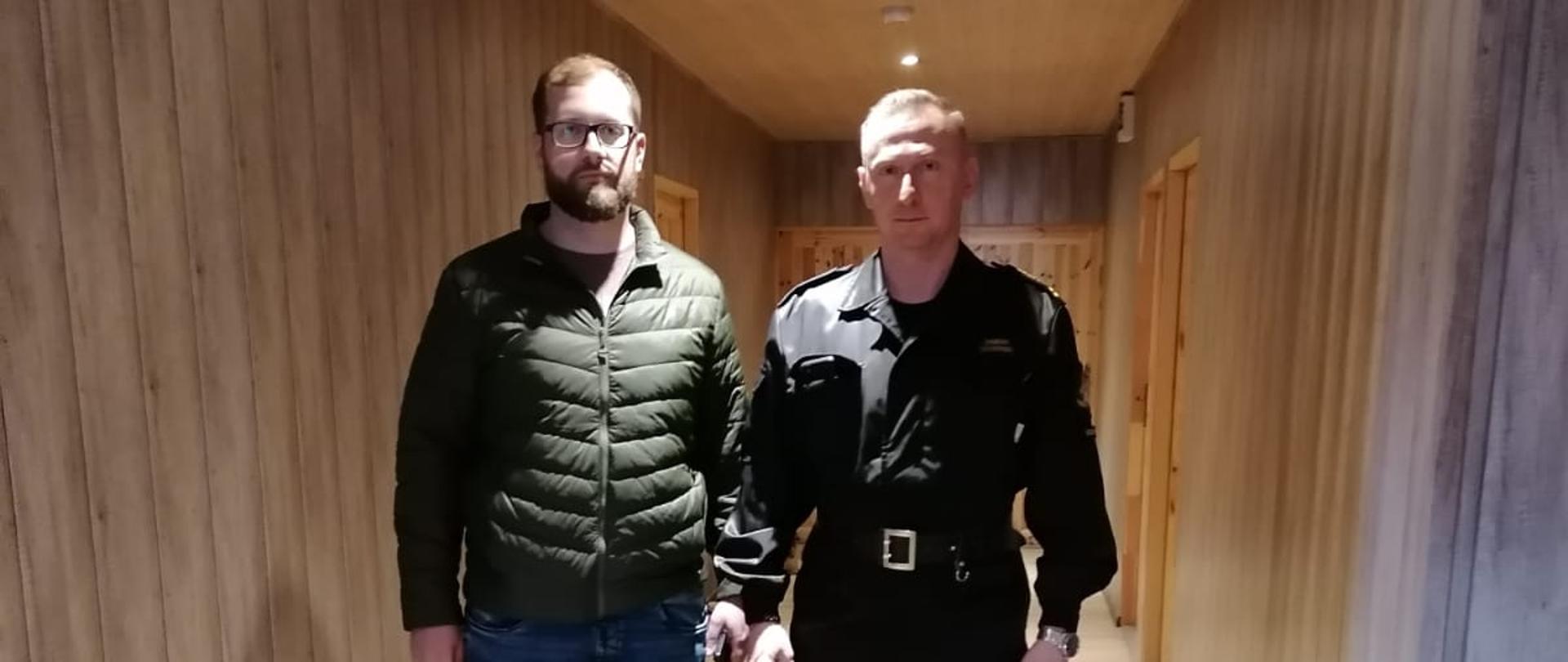 Wizyta Komendanta Powiatowego PSP w OSP Koniaków Centrum