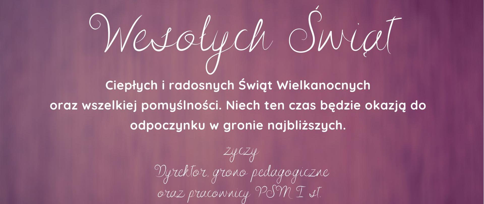 Życzenia na Wielkanoc.