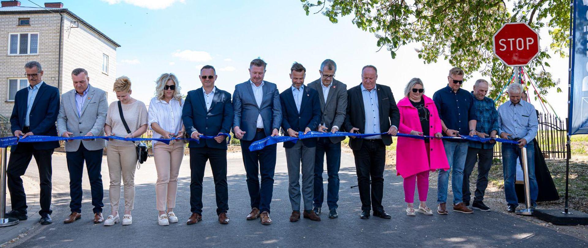 Otwarcie drogi z Sanik do Leśnik