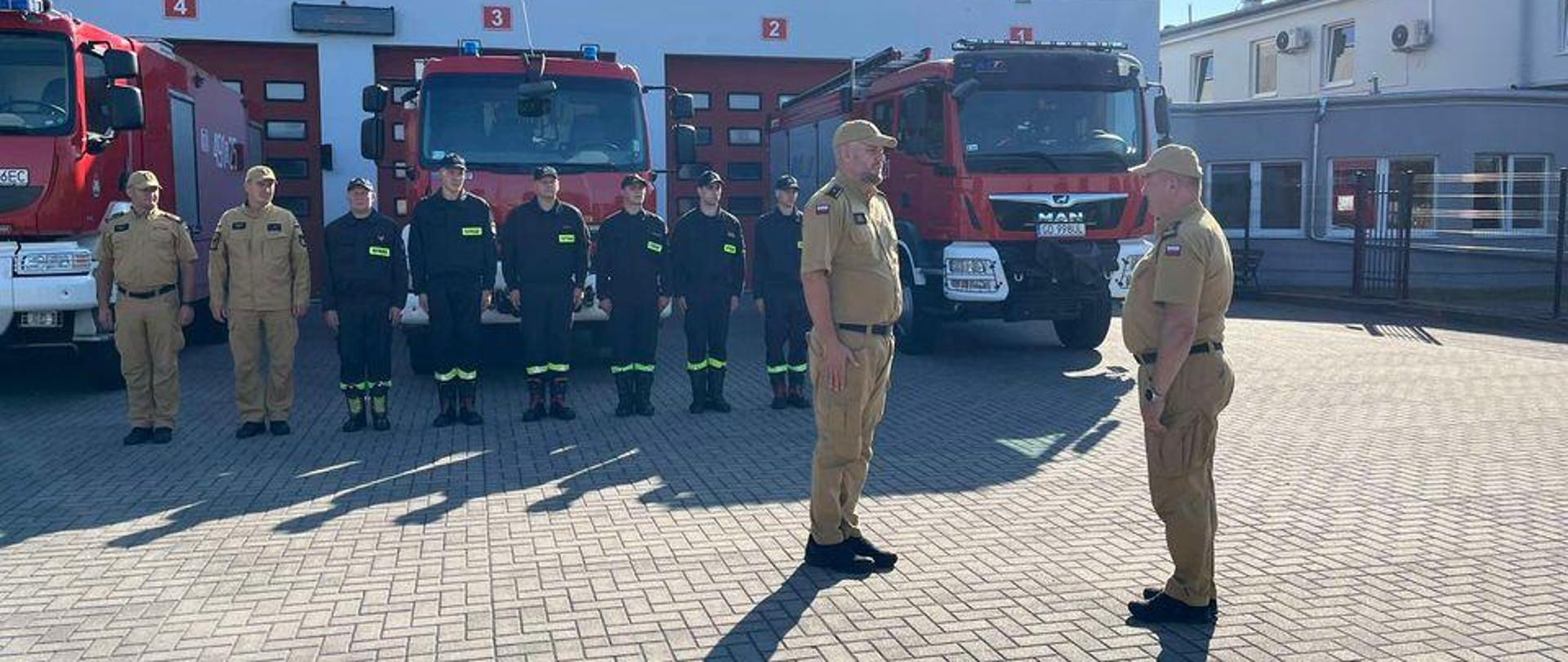 Wizyta Pomorskiego Komendanta Wojewódzkiego PSP