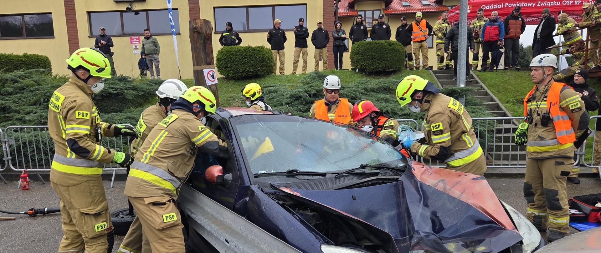 VII Zawody w ratownictwie technicznym i medycznym strażaków powiatu suskiego