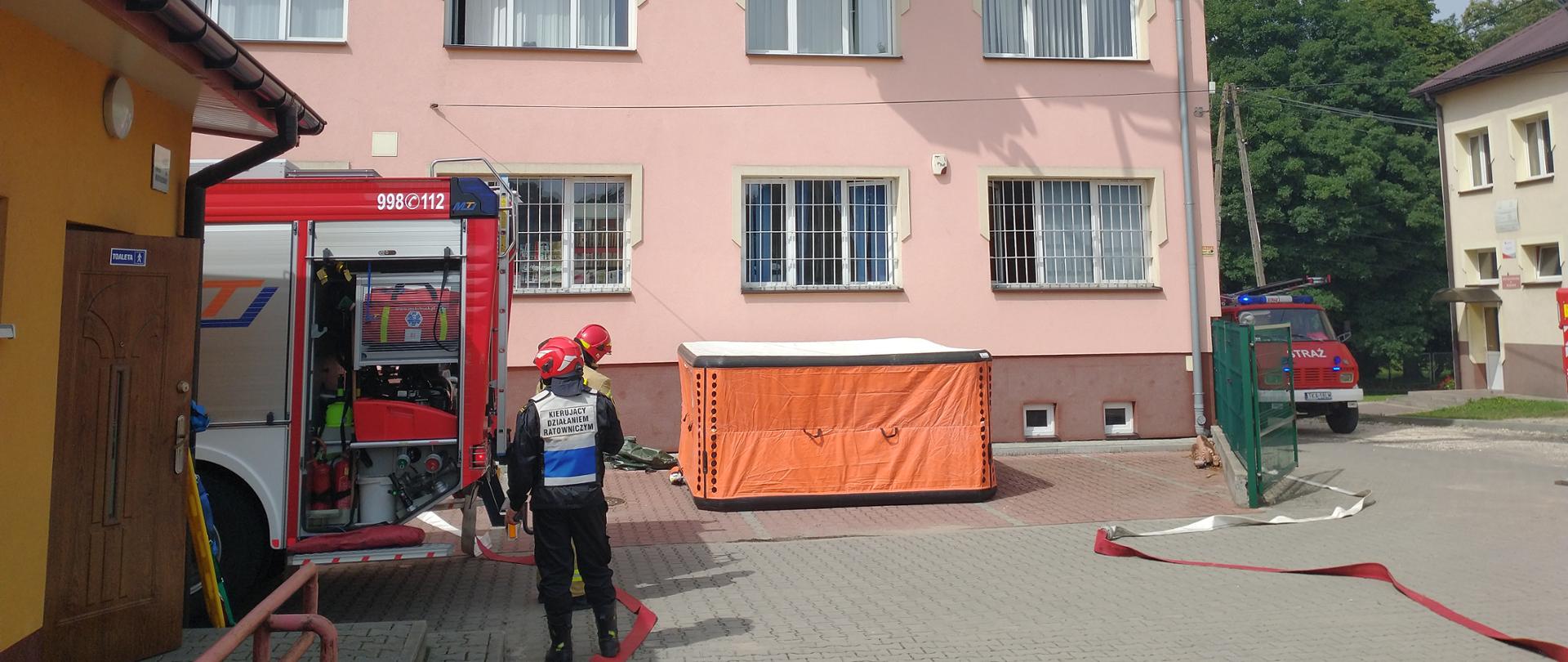 Ćwiczenia taktyczno – bojowe na obiekcie Urzędu Gminy Bejsce