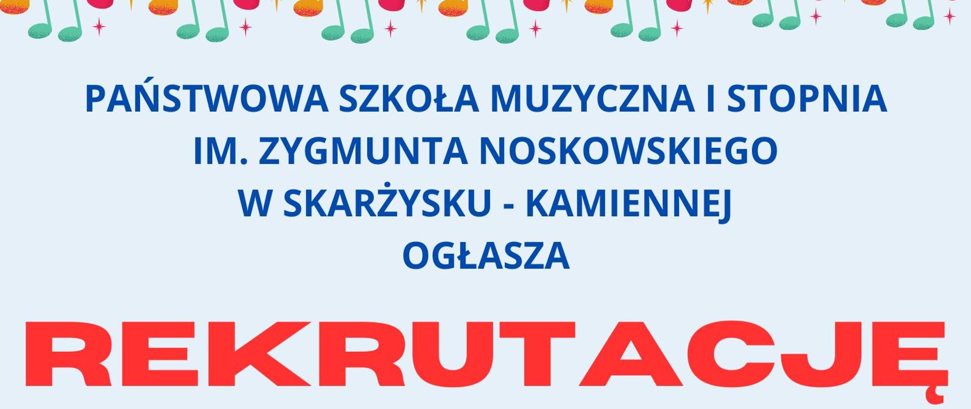 Informacja o rekrutacji na rok szkolny 2026/2027