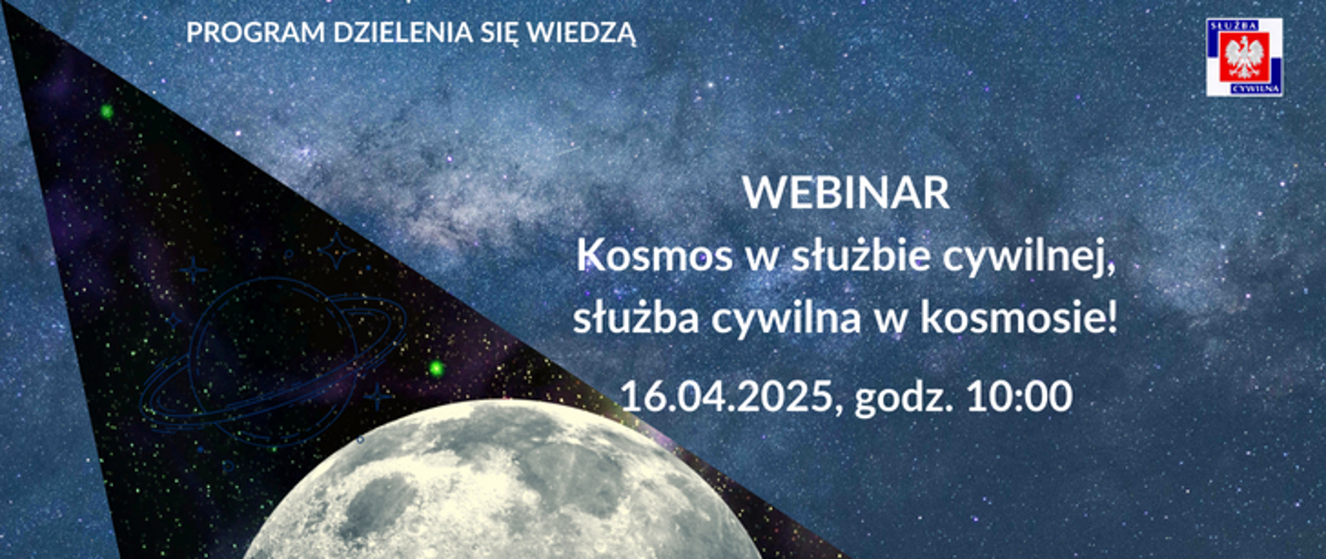 Webinar Kosmos w służbie cywilnej