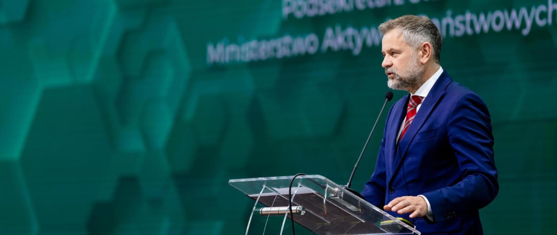 Wiceminister Grzegorz Wrona na Kongresie Bezpieczeństwo Polski
Fot. MMC Polska