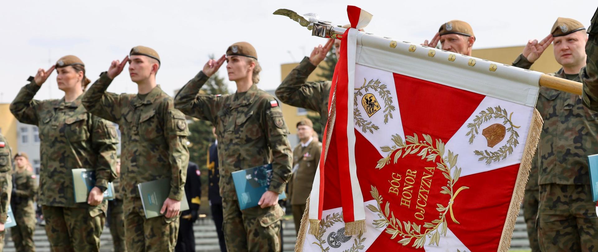 8. rocznica utworzenia Pomorskiej Brygady Obrony Terytorialnej, uroczystości w Malborku