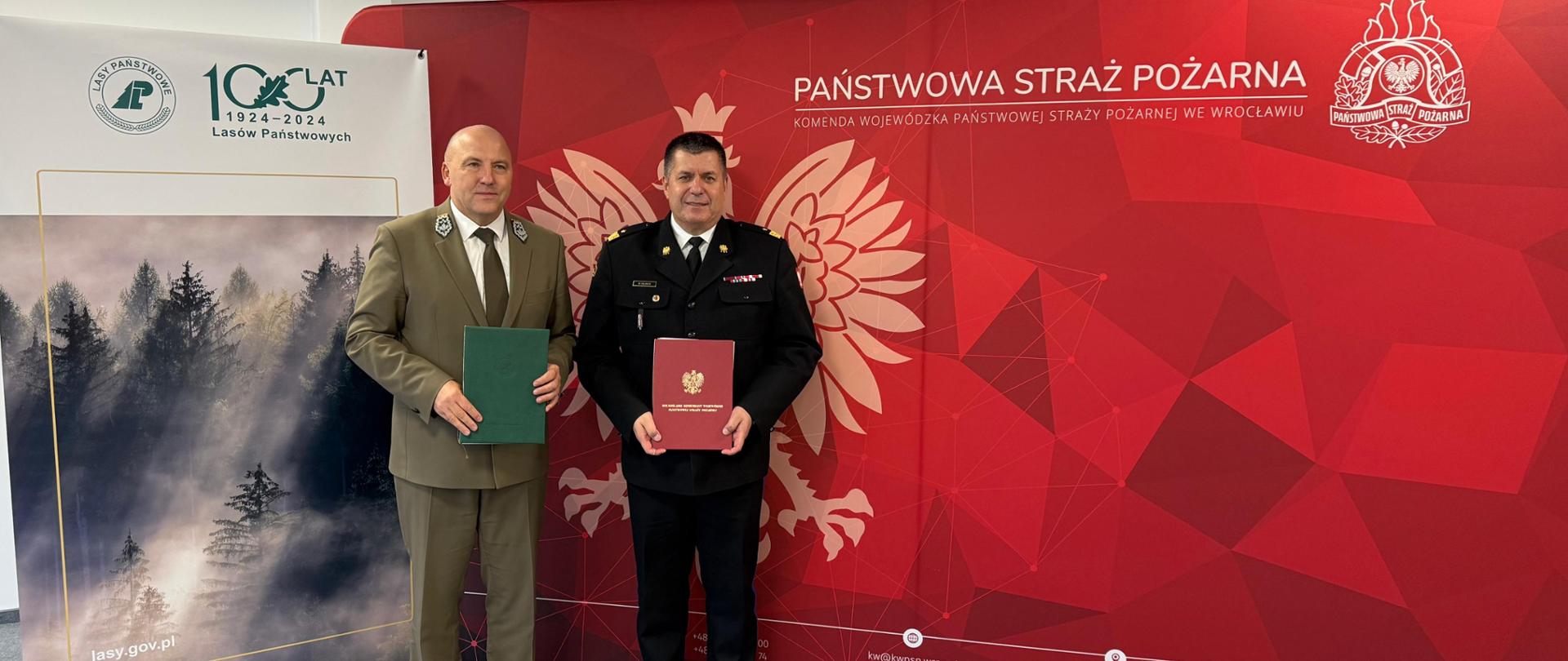 Porozumienie o współpracy między RDLP a KW PSP we Wrocławiu