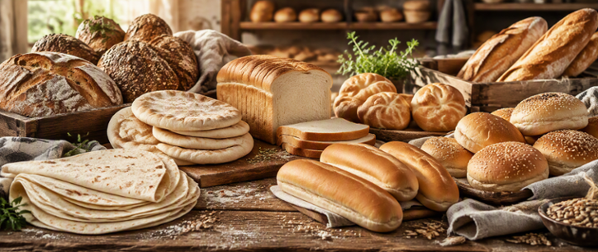różne rodzaje pieczywa