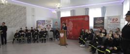UROCZYSTE WRĘCZENIE PROMES DLA MŁODZIEŻOWYCH DRUŻYN POŻARNICZYCH