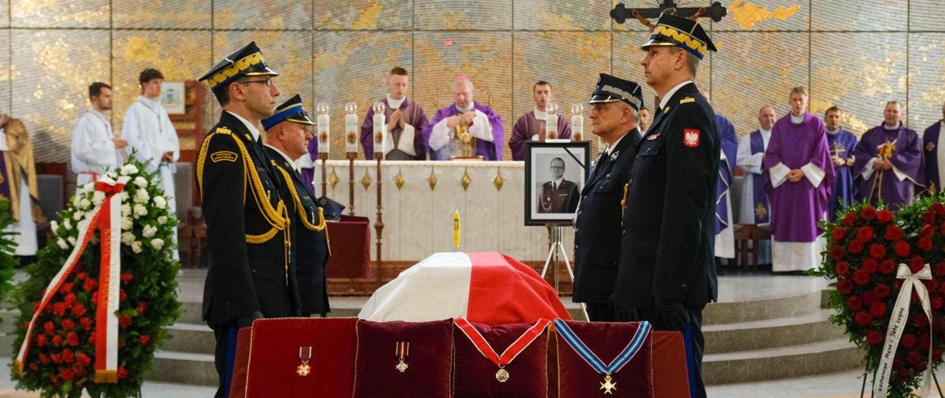 Uroczystości pogrzebowe śp. druha Krystiana Dułaka