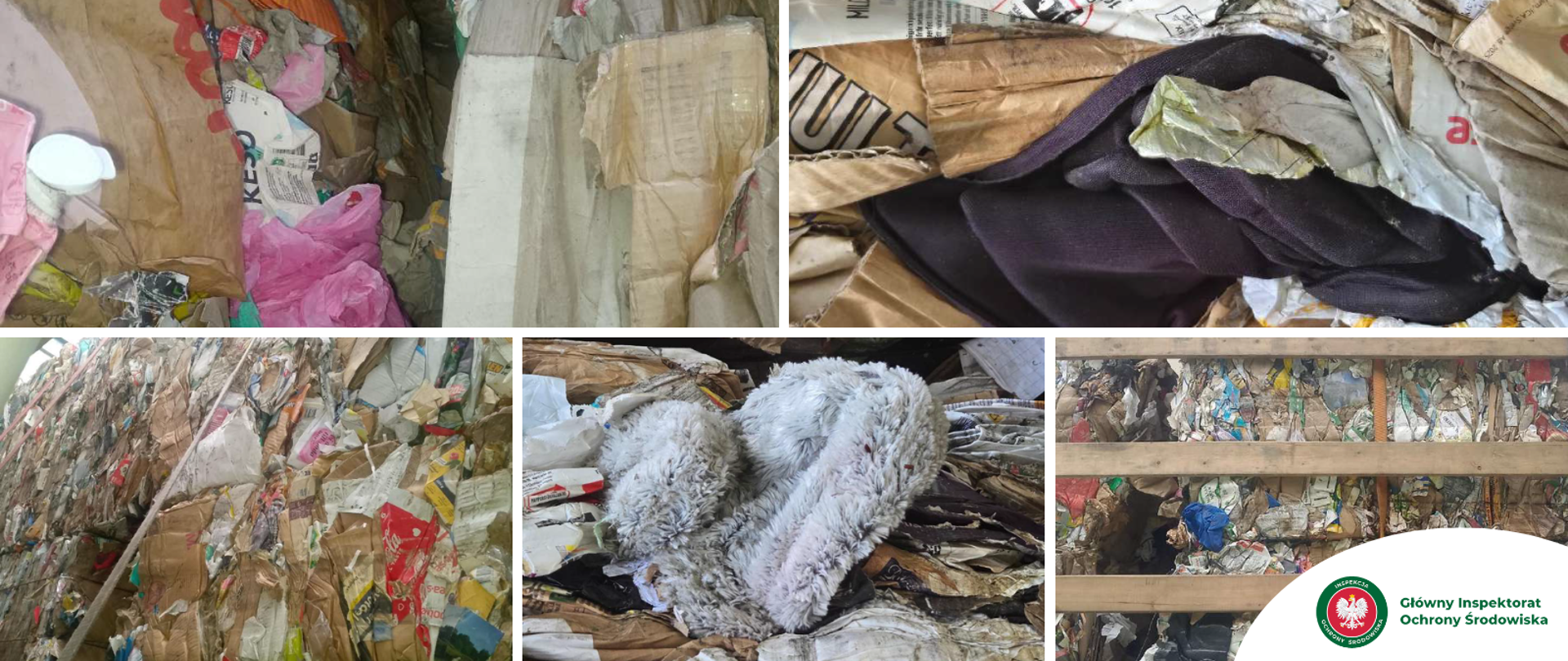 Zanieczyszczone odpady, zawierające odpady tworzyw sztucznych, papieru i tekstyliów