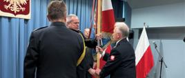Uroczysta zbiórka z okazji zdania i powierzenia pełnienia obowiązków na stanowisku Mazowieckiego Komendanta Wojewódzkiego PSP