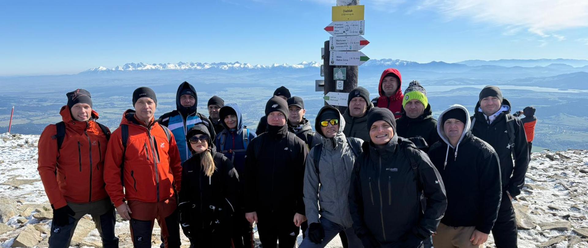 Kazimierscy strażacy na szczycie Babiej Góry