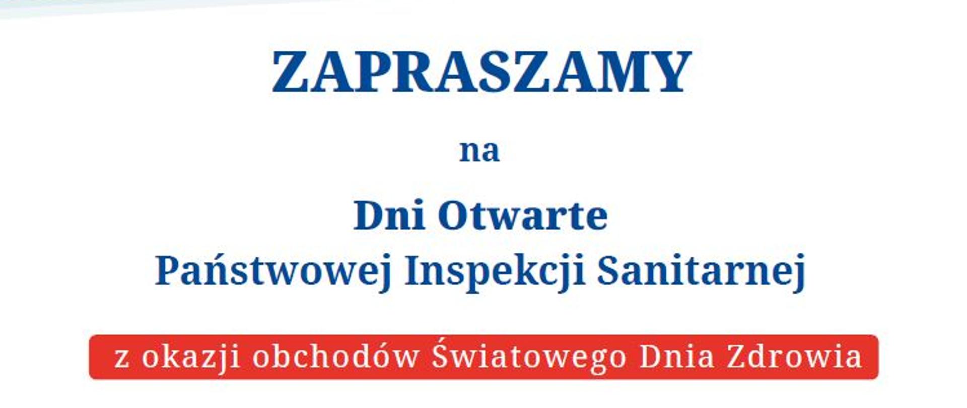 Dni otwarte Inspekcji Sanitarnej