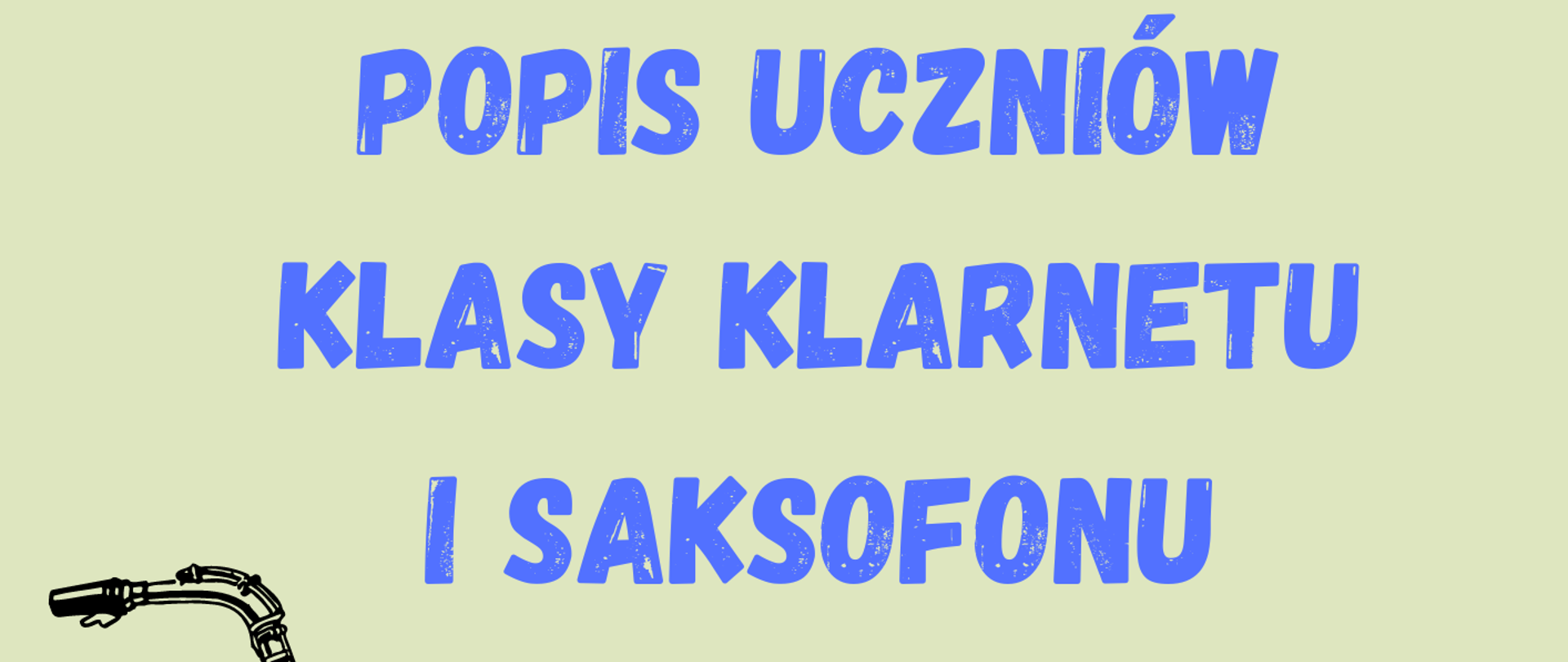 Popis uczniów klasy klarnetu i saksofonu 5.03.2024