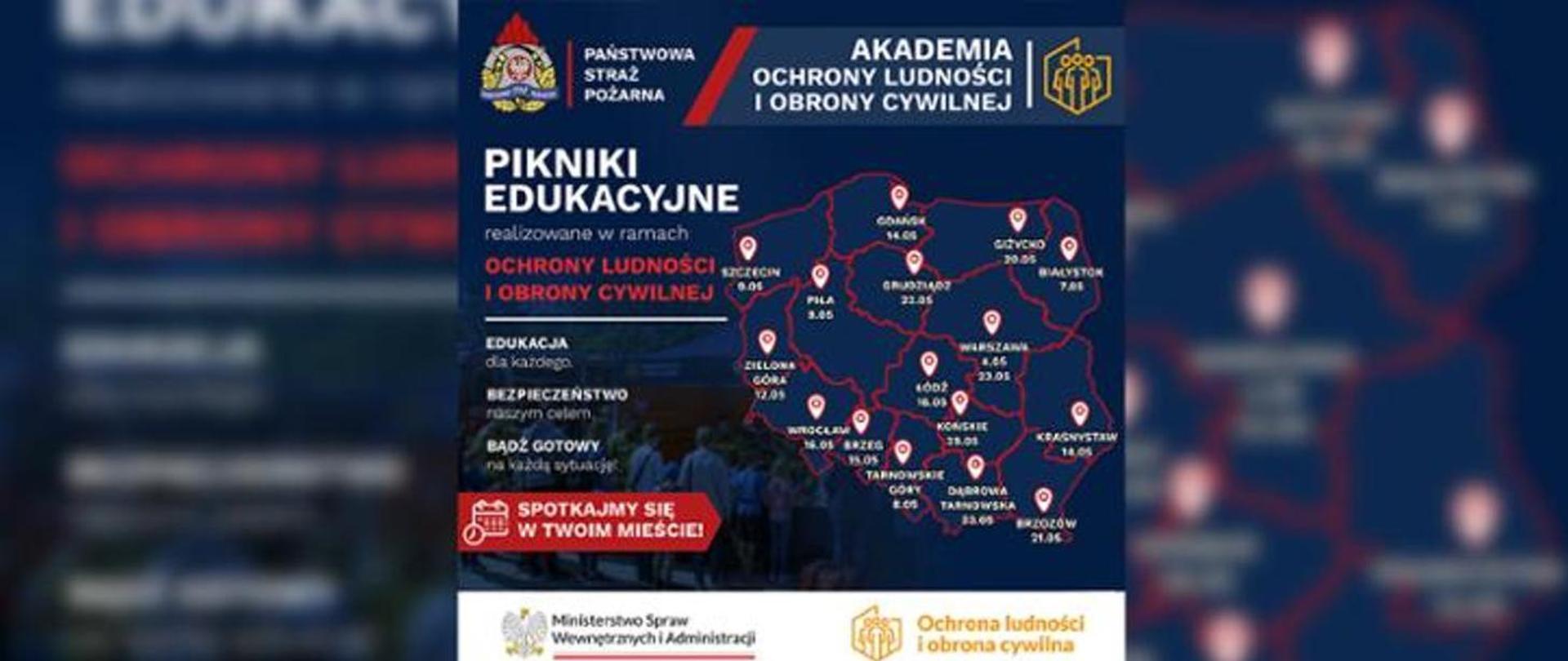 Pikniki edukacyjne realizowane w ramach Akademii Ochrony Ludności i Obrony Cywilne