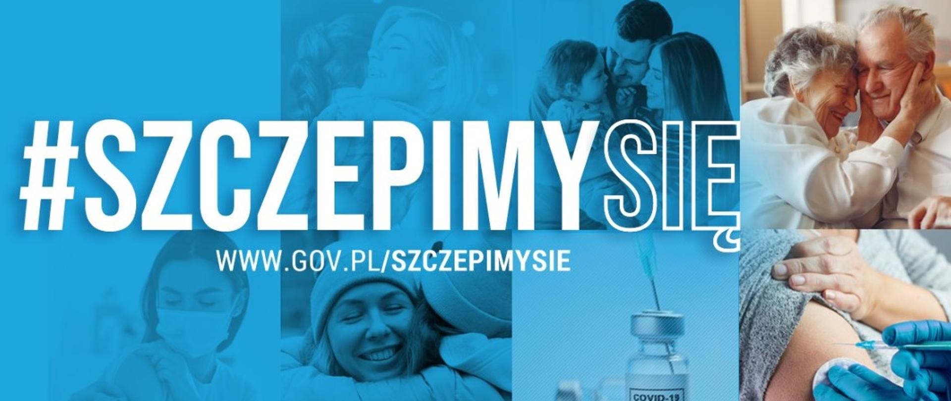 Plakat akcji szczepmy się 