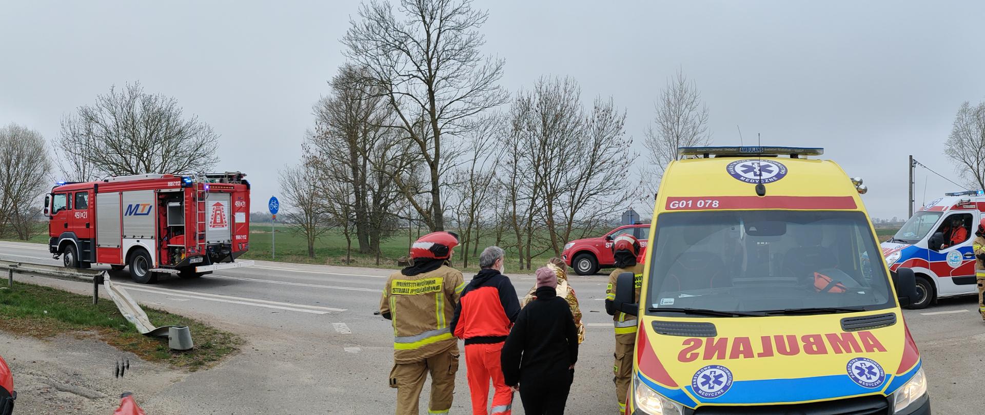 Wypadek drogowy - Solnica