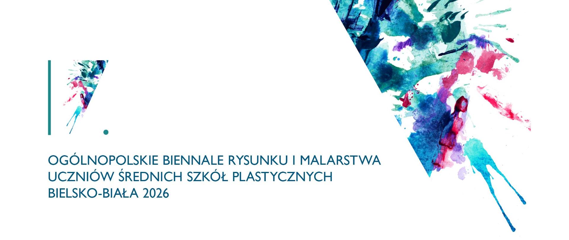 Różnobarwne abstrakcyjne plamy na białym tle