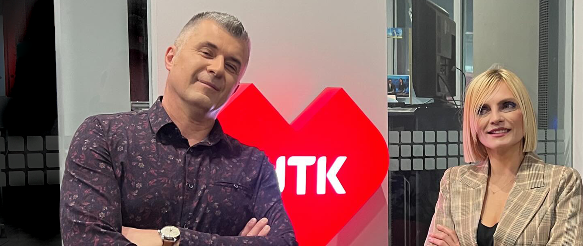 Zdjęcie ze studia telewizyjnego