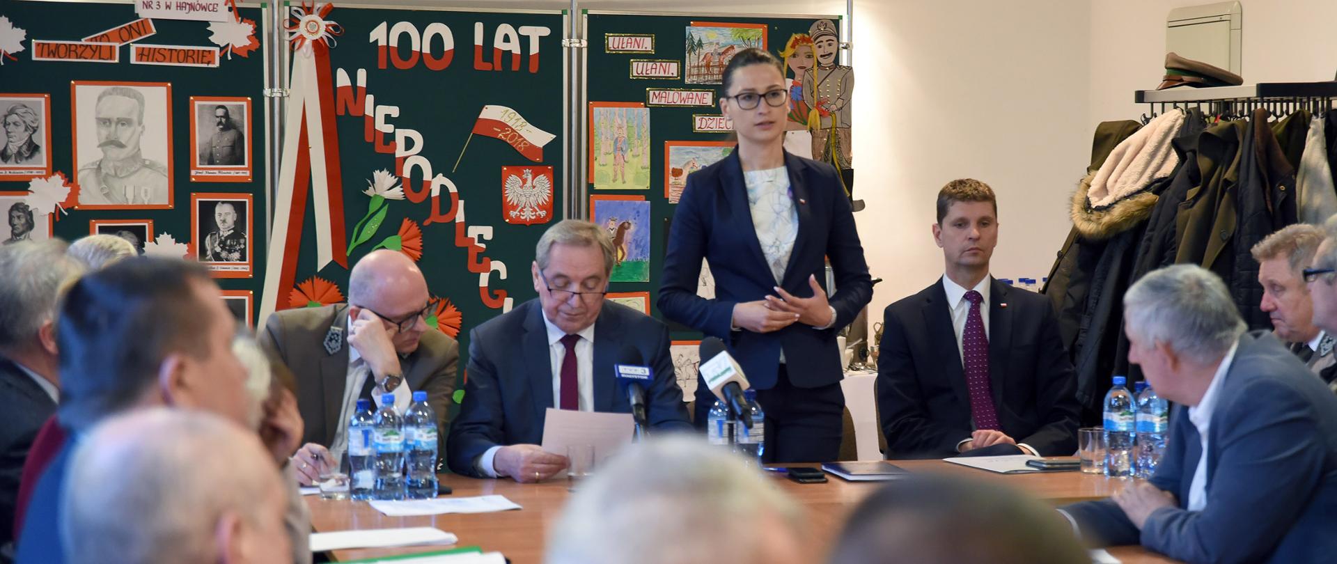 Minister Henryk Kowalczyk i wiceminister Małgorzata Golińska