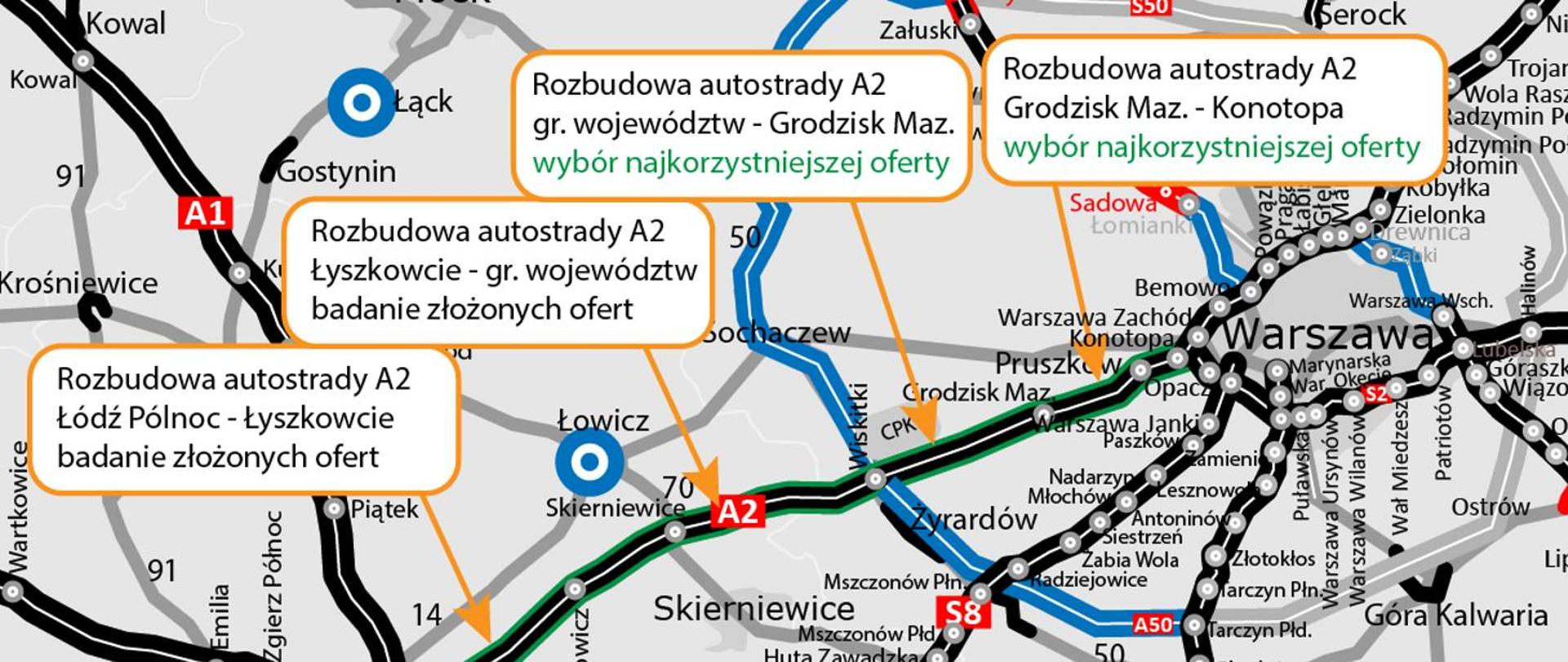 Rozbudowa A2- wybór najkorzystniejszej oferty