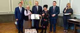 Wiceminister R. Zarudzki z laureatami konkursu