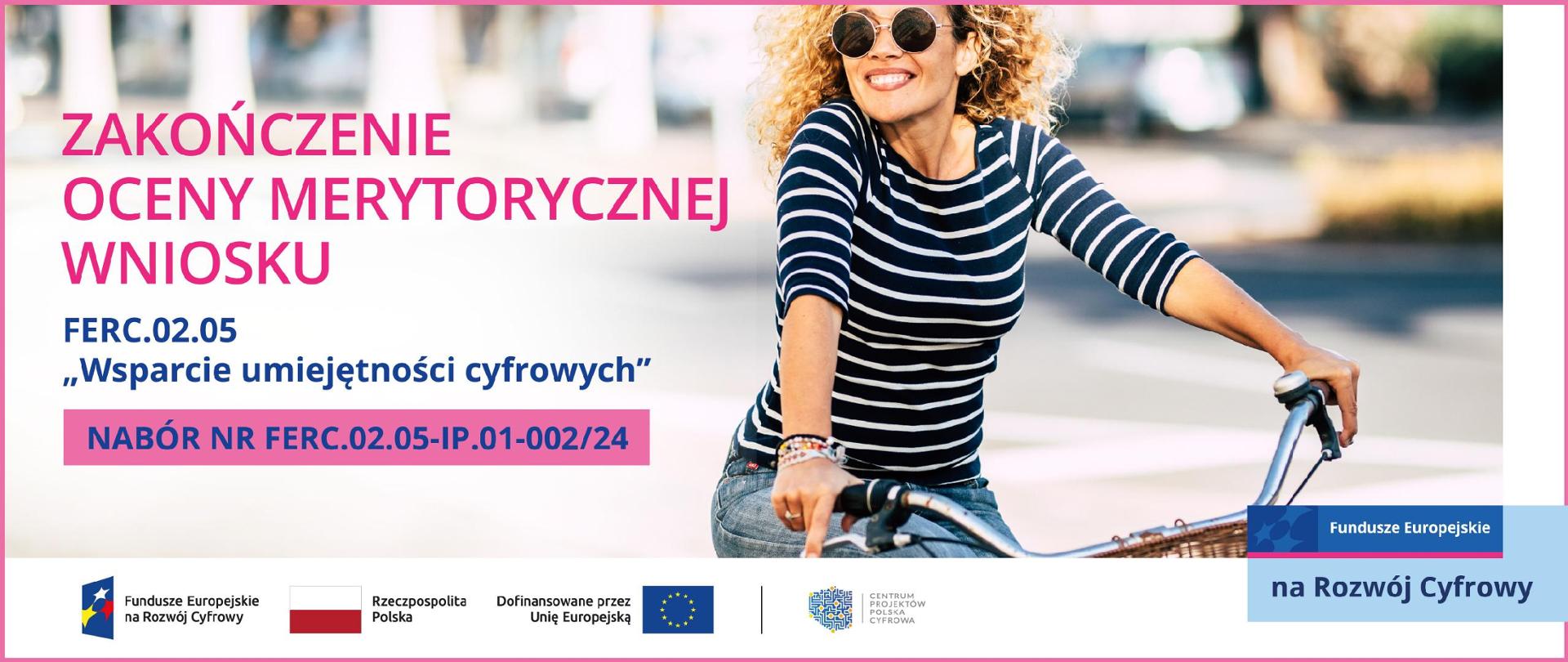 Zakończenie oceny merytorycznej wniosku w ramach naboru FERC.02.05-IP.01-002 24_Baner SI_Baner SI - FERC-25-01