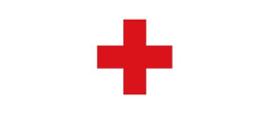 Zdjęcie obrazuje Znak czerwonego krzyża na białym tle