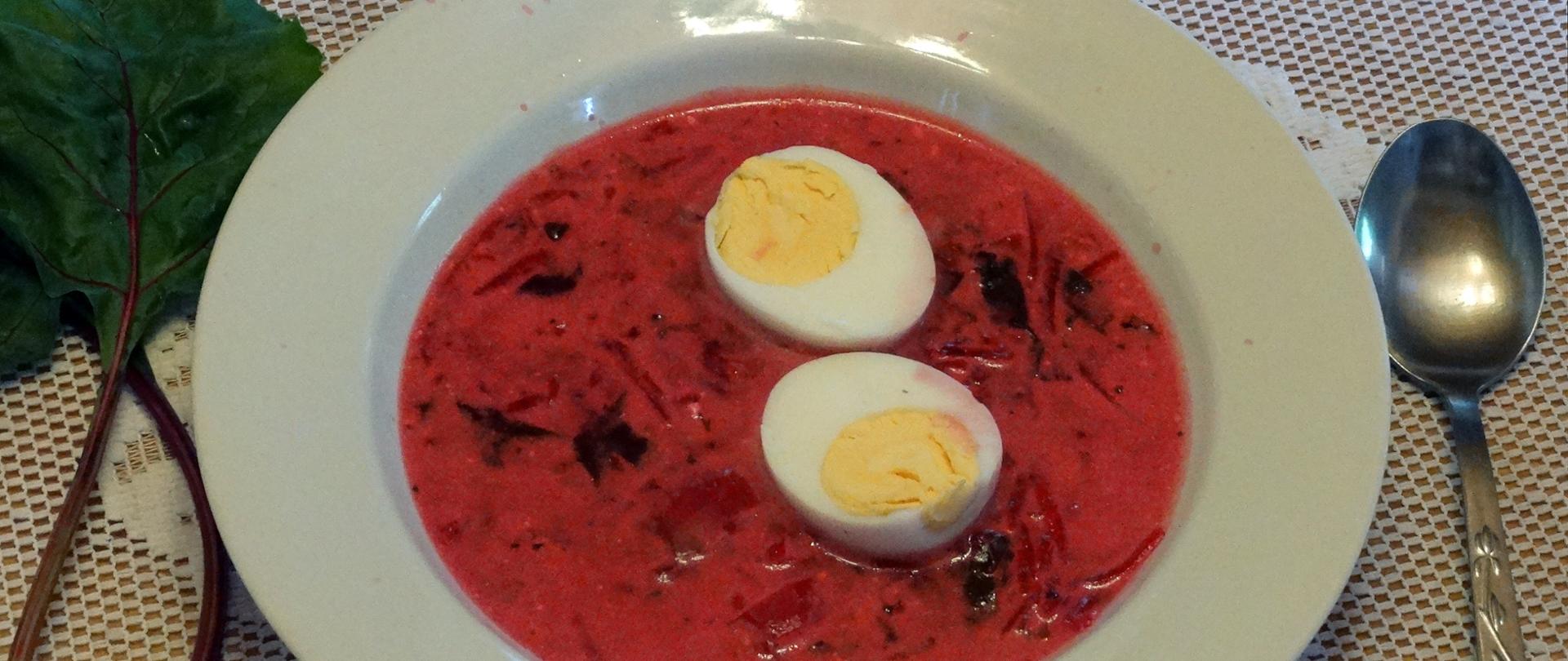 Barszcz botwinka z Radziwiłłowa