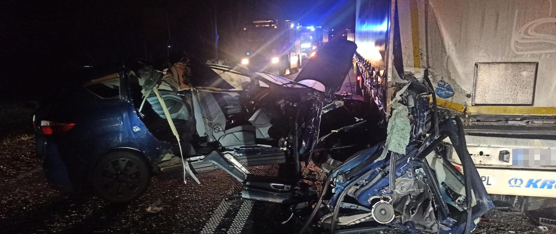 Zdarzenie drogowe w Ujazdówku