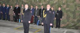 Uroczyste powitanie Komendanta Powiatowego Państwowej Straży Pożarnej w Opocznie