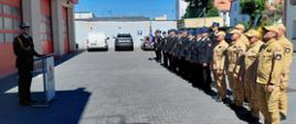 Pożegnanie Zastępcy Dowódcy JRG Działdowo asp. Dawida Kamińskiego