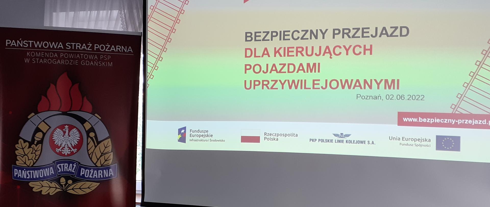 Zdjęcie przedstawia slajd ze szkolenia