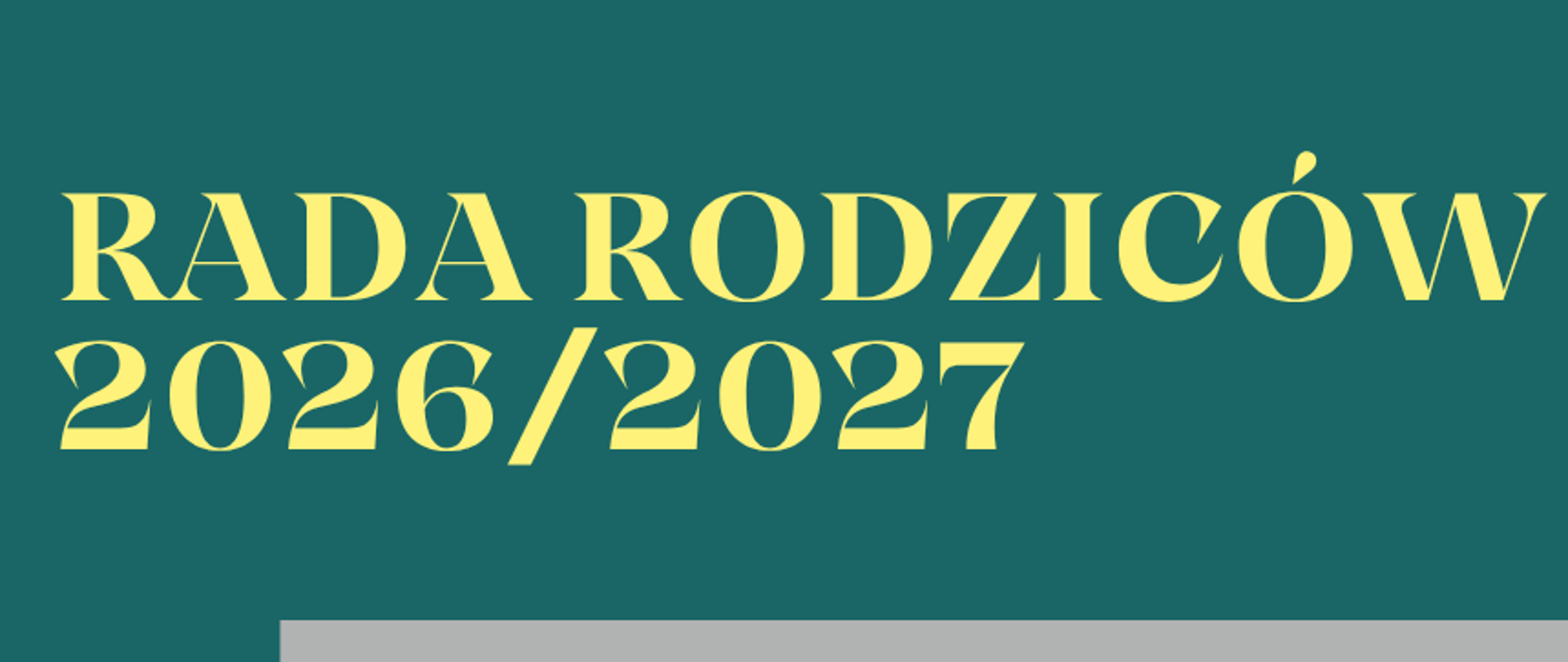 Rada Rodziców 2026/2027