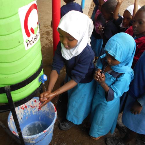 Zdrowe przedszkole - poprawa warunków sanitarnych oraz promocja zdrowia dzieci w wieku przedszkolnym z nieformalnej dzielnicy Mathare w Nairobi fot. Partners Polska