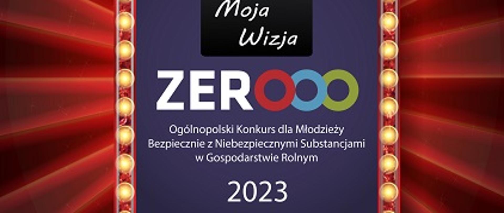 Plakat - napis zero