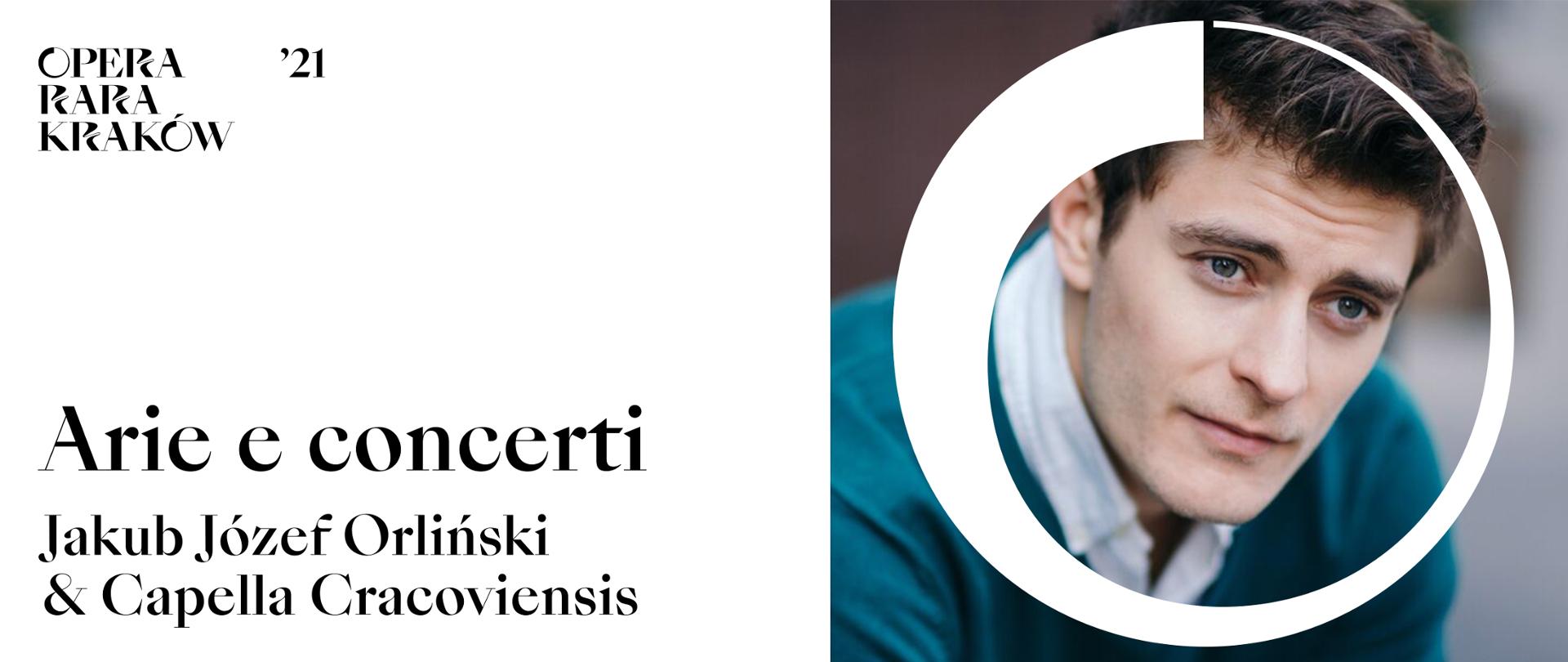 A imagem mostra o contratenor polako Jakub Józef Orliński