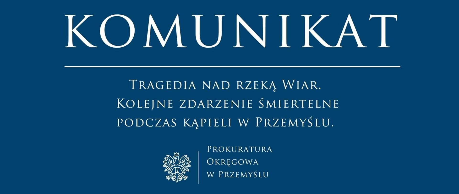 Tragedia nad rzeką Wiar. Kolejne zdarzenie śmiertelne podczas kąpieli w Przemyślu