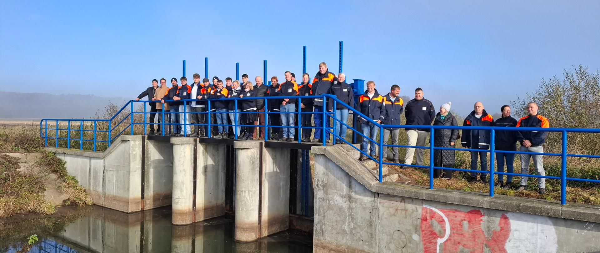 Praktyki niemieckich uczniów na terenie Zarządu Zlewni w Zielonej Górze.