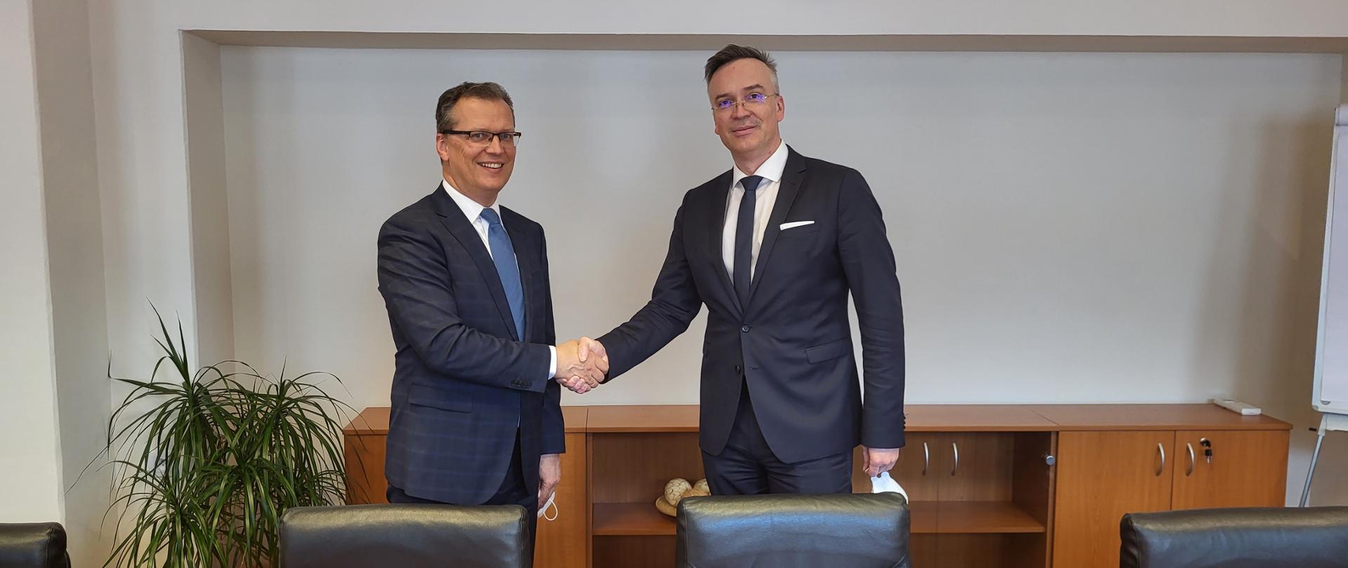 Spotkanie ambasadora z wiceministrem finansów RS