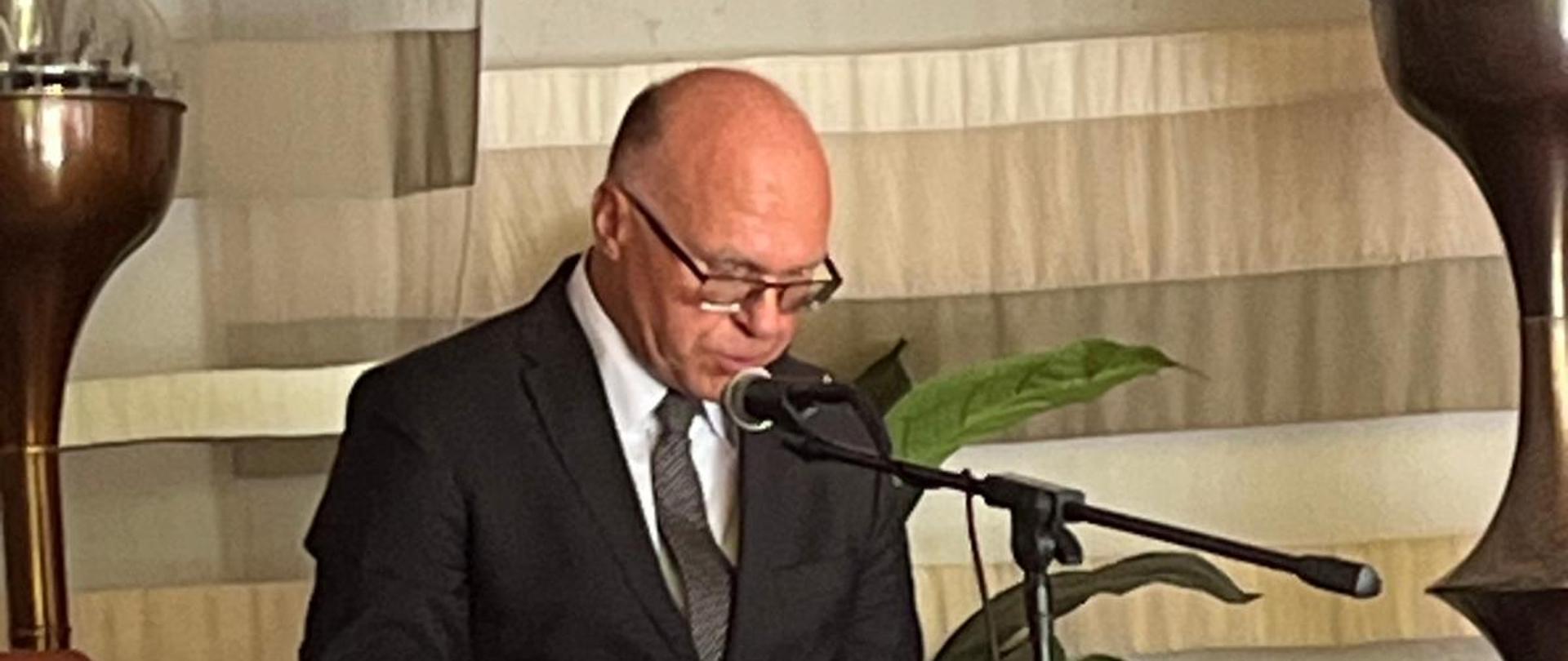 Rafał Wiśniewski beszédet mondott Kiss Gy. Csaba temetésén