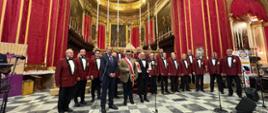 Zdjęcie grupowe - finalowy koncert Miedzynarodowego Festiwalu Chorów Bozonarodzeniowych na Malcie - Chór 3