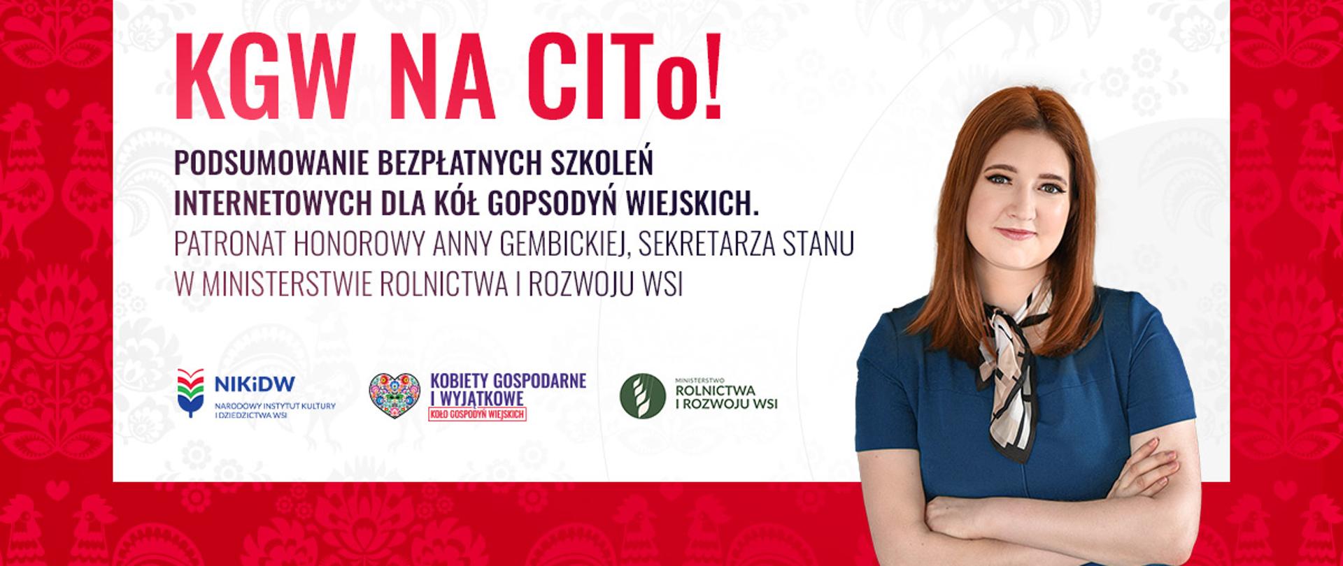 Podsumowanie bezpłatnych szkoleń internetowych KGW na CITo!