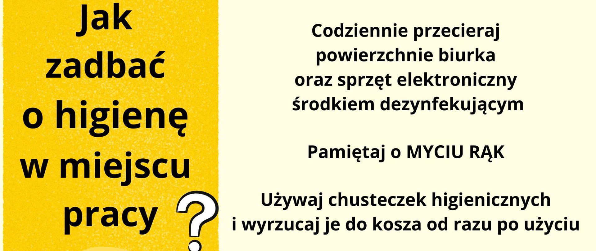 Higiena w miejscu pracy