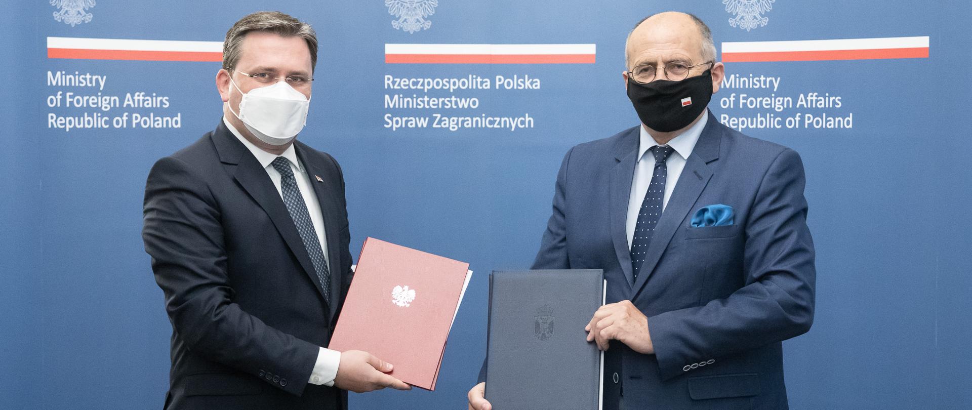 2021.06.11 Warszawa . Minister Zbigniew Rau . Wizyta minister SZ Serbia .Fot. Tymon Markowski / MSZ