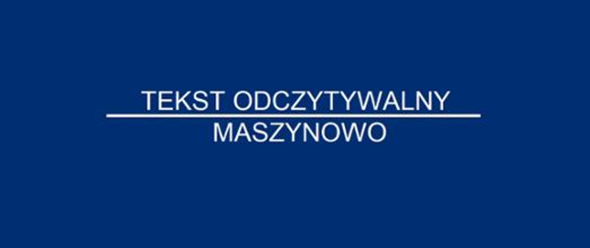 Tekst odczytywalny maszynowo.