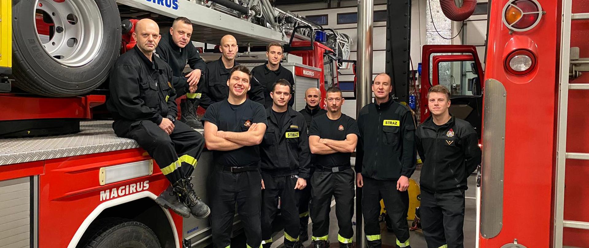 Pożegnanie strażaka przenoszącego się do innej jednostki