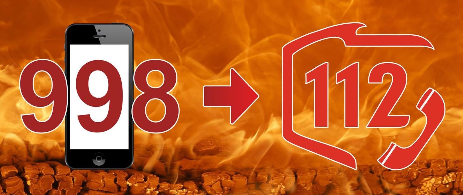 Przełączenie numeru 998 do 112 Centrum Powiadomienia Ratunkowego